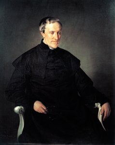Portrait of Antonio Rosmini Serbati, by Francesco Hayez, oil on canvas