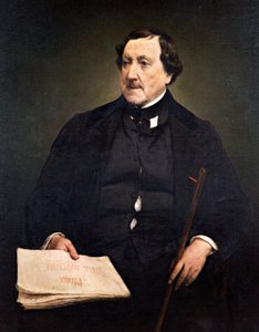 Portrait of Gioachino Rossini by Francesco Hayez