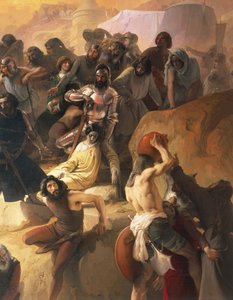 The Thirst Suffered by the First Crusaders in Jerusalem (detail)