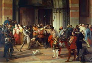 Ventura Fenaroli Arrested in the Carmine Church in Brescia by the French