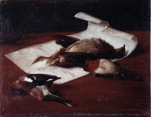 Dead Game by Francesco Inganni (1793-1873) 1862