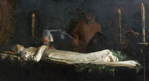 Michelangelo at the Death Bed of Vittoria Colonna