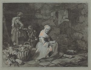 Interior of a House by Francesco Londonio