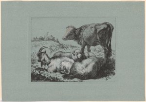 Plate 6, from The Set of 12 Pastoral Scenes by Francesco Londonio
