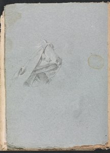 Verona Sketchbook: Drapery study (page 10) by Francesco Lorenzi