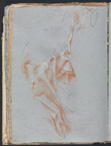 Verona Sketchbook: Drapery study (page 38)