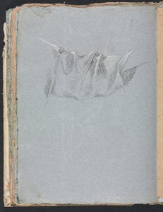 Verona Sketchbook: Drapery study (page 48)