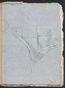 Verona Sketchbook: Drapery study (page 93)