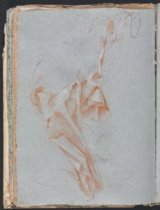 Verona Sketchbook: Drapery study (detail)