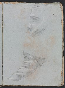 Verona Sketchbook: Drapery Study (detail) by Francesco Lorenzi