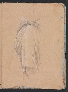 Verona Sketchbook: Drapery Study with Elbow Page 5, 1760