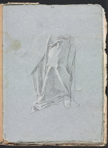Verona Sketchbook: Drapery with foot (page 83) by Francesco Lorenzi