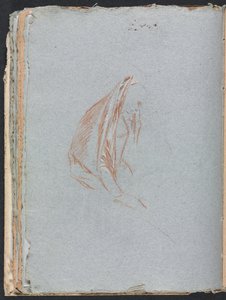 Verona Sketchbook: Female Figure with Cloak Page 40 by Francesco Lorenzi
