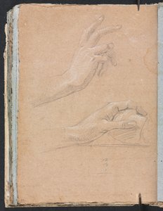 Verona Sketchbook: Hands page 92, 1760 by Francesco Lorenzi
