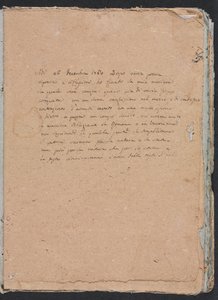 Verona Sketchbook: Inscription (page 1) by Francesco Lorenzi