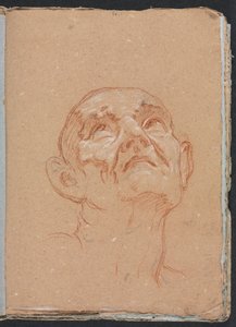 Verona Sketchbook: Male head (page 31) by Francesco Lorenzi