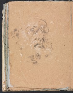Verona Sketchbook: Male head (page 76) by Francesco Lorenzi