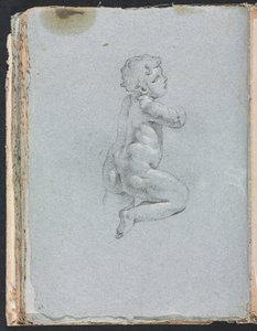 Verona Sketchbook: Putto in Profile, Page 64, 1760