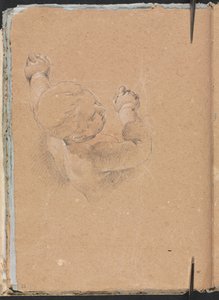 Verona Sketchbook: Putto page 22, 1760 by Francesco Lorenzi