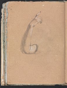 Verona Sketchbook: Right arm and hand (page 66)