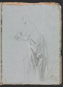 Verona Sketchbook: Standing Male with Drapery Page 19 by Francesco Lorenzi