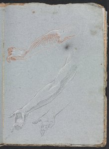 Verona Sketchbook: Study of Hands and Arms Page 29, 1760 by Francesco Lorenzi