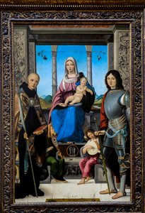 The virgin and child by Francesco Marmitta