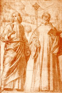 John the Baptist and St. Benedict by Francesco Morone
