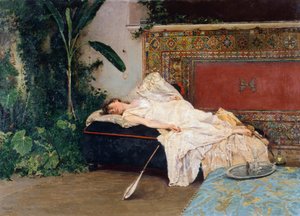 The Siesta by Francesco Netti
