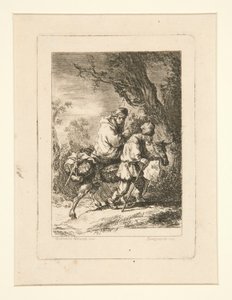 Flight into Egypt by Francesco Novelli