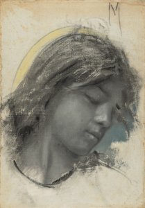 Head of an Angel (front); Head of a Woman (back)
