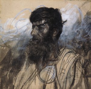 Study of head for cripples by Francesco Paolo Michetti