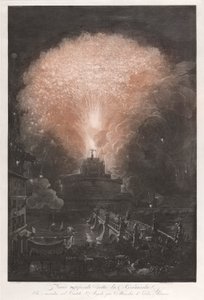 Fireworks Called the Girandola