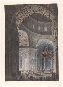 Illumination of the Holy Cross in St. Peter