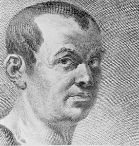 Portrait of Giovanni Battista Piranesi (detail)