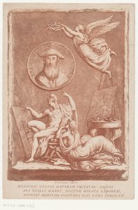 Allegory of the Artist Francesco Mazzoli, Known as Parmigianino by Francesco Rosaspina