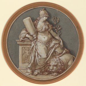 Allegory of Fortitude by Francesco Rosaspina
