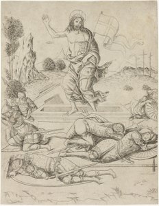 The Resurrection, plate eleven from the Life of the Virgin and Christ