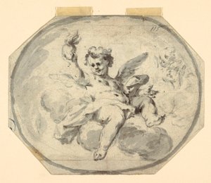 Design for a Painted Ceiling, 1770-1800 by Francesco Saverio Mergolo