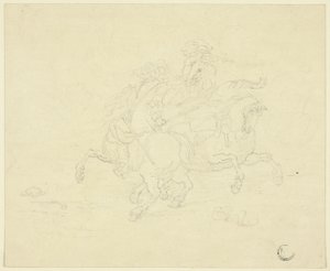 Skirmish between Two Cavalrymen