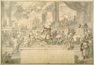 Heliodorus driven from the Temple by Francesco Solimena