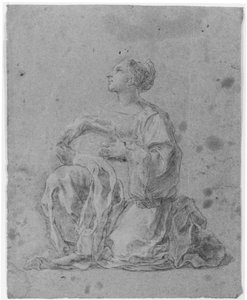 Kneeling Woman by Francesco Solimena