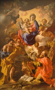 Madonna and Child Between St Peter and St Paul by Francesco Solimena