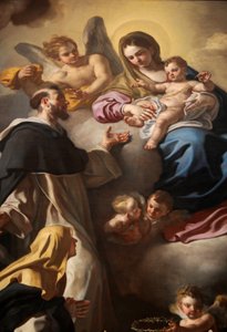 Madonna of Rosary with Saints Dominic and Catherine