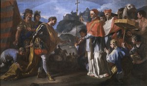 The Meeting Between King Ratchis of the Longobards and Pope Zacharias During the Siege of Perugia