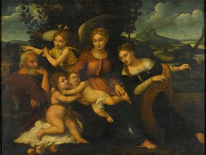 Holy Family with Saint Catherine