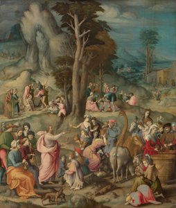 The Gathering of Manna by Francesco Ubertini Il Bacchiacca