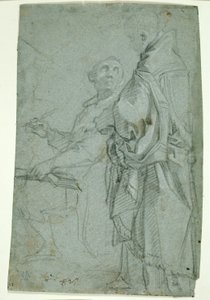 Two Ecclesiastics: Study for the Disputation on the Holy Sacrament