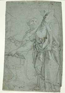 Two Ecclesiastics: Study for the Disputation on the Holy Sacrament