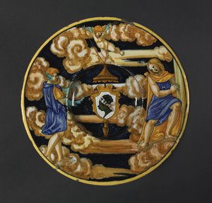 Plate with the Arms of the Pucci Family, 1532